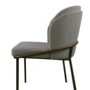 Ver imagem 3 de Poltrona Servia Dourado - Cinza Claro PSG