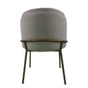 Ver imagem 4 de Poltrona Servia Dourado - Cinza Claro PSG