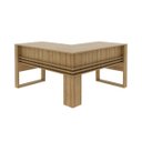 Ver imagem 4 de Mesa para Escritório Angular Branco Tecnomobili Me4145 Cor: Amêndoa