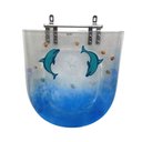 Ver imagem 1 de Assento Sanitário Poliéster Para Louça Riviera/Smart (Celite) Aço Decorado 'Golfinho' Sedile