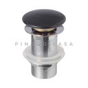 Ver imagem 4 de Cuba De Apoio Para Banheiro Redonda Slim Louça Cerâmica 28,5 cm Calcedônia Pingoo.casa - Preto