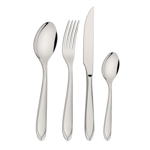 Faqueiro Tramontina Laguna Aço Inox Acabamento Brilho 16 Peças - Tramontina 66906420