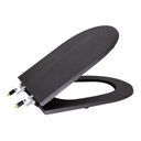 Ver imagem 1 de Assento Sanitário Poliéster Para Louça Riviera/Smart (Celite) Super Luxo Croma Onix Sedile