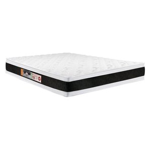Colchão Castor Casal Black e White Air Double Face D45 138x188x27