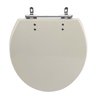Assento Sanitário Poliéster para Louça Sedile Azálea/standard/carina/flamingo/fiore/sabará Aço - 1