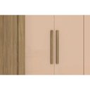 Ver imagem 5 de Guarda Roupa Casal 5 Portas e 4 Gavetas Flex N564 Canela - Kappesberg