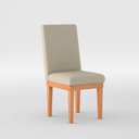 Ver imagem 4 de Kit 8 Cadeiras Estofadas para Sala de Jantar Bege