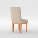 Ver imagem 2 de Kit 8 Cadeiras Estofadas para Sala de Jantar Bege