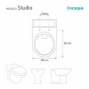 Ver imagem 2 de Assento Sanitário Poliéster para Louça Sedile Studio (incepa) Aço