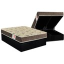 Ver imagem 1 de Cama Box Baú Queen: Colchão Espuma Orthoflex D33 Comfortpedic Line + Base CRC Suede Black(158x198)