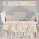 Ver imagem 2 de Kit Berço Enxoval Jardim Floral - Kt605