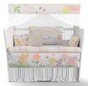 Ver imagem 1 de Kit Berço Enxoval Jardim Floral - Kt605
