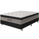 Ver imagem 1 de Cama Box Preta + Colchão Casal San Juan Molas Ensacadas Pillow Paparazzi 138x188x72cm