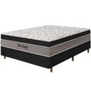 Ver imagem 1 de Cama Box Preta + Colchão Casal San Juan Molas Ensacadas Pillow Paparazzi 138x188x72cm