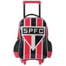 Mochila Escolar xeryus São Paulo Tricolor com Rodinhas - Único - Vermelho / Preto - 1