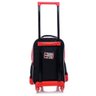 Mochila Escolar xeryus São Paulo Tricolor com Rodinhas - Único - Vermelho / Preto - 5