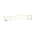 Ver imagem 3 de Bandeja de Metal com Espelho Dourada 15cm X 25cm X 4cm - Lyor