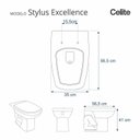 Ver imagem 2 de Assento Sanitário Poliéster para Louça Sedile Stylus Exellence (Celite) Aço (Reb.Oculto) Pêssego 73 Antigo Rosa/Pessego
