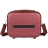 Frasqueira de Viagem Média Rígida em ABS com Alça Tiracolo - Sendai - Polo King - Vinho - 5
