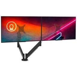 Suporte para Monitor até 28 Duplo com Regulagem Contínua de Altura Octoo Clipway-m2-base Preto - 2