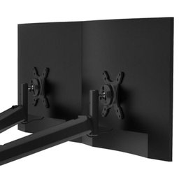 Suporte para Monitor até 28 Duplo com Regulagem Contínua de Altura Octoo Clipway-m2-base Preto - 4