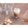 Jogo 6 Caneca Xicara Cappuccino Mocha Vidro 114 Ml - Lyor - 3