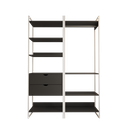 Ver imagem 2 de Dois Modulo para Closet Industrial Ferro Branco Tampo Preto