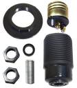 Ver imagem 1 de Kit 5 Reparos para Lustre Antigo Soquete Padrão E-27 Preto