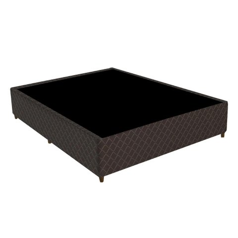 Base Cama Box Casal Universal (138x188x20) Gazin Cr35221 Natural/marrom