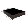 Base Cama Box Casal Universal (138x188x20) Gazin Cr35221 Natural/marrom - 3