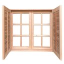 Ver imagem 3 de Janela de Abrir / Abrir Reto de Madeira Padrão Cedro Batentes de 14 Cm-1.40(l)x1.00(a)