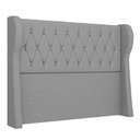 Ver imagem 1 de Cabeceira Casal King Cama Box 195cm Malva I02 Linho Cinza - Mpozenato