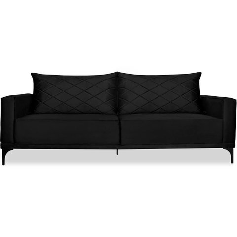 Sofa Living 2 Lugares Nori 160cm Veludo Deluxe 2237 Ezz 2237
