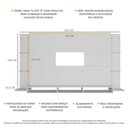 Ver imagem 3 de Painel TV 75" Web Multimóveis V1044 Branco