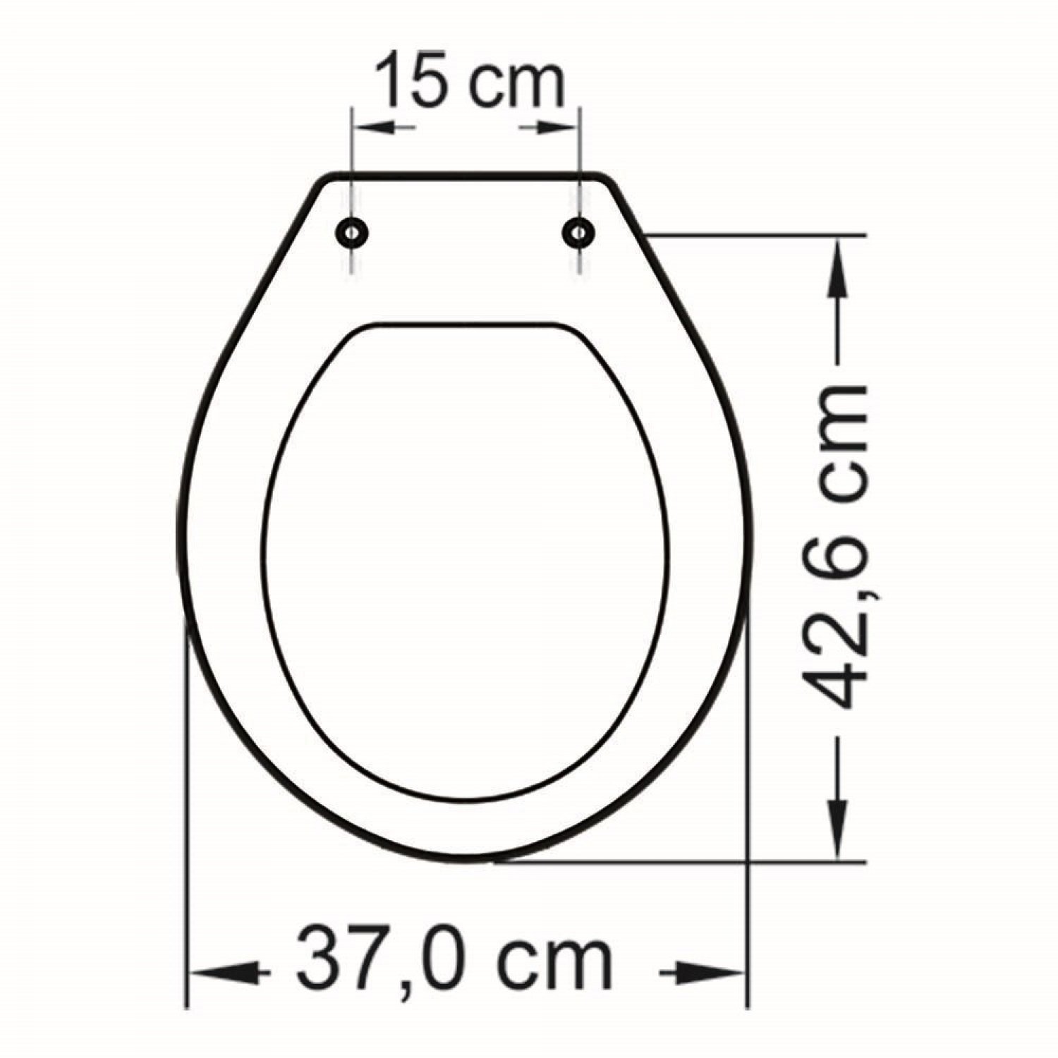 Assento Sanitário Poliéster para Louça Sedile Azálea/standard/carina/flamingo/fiore/sabará Aço - 2