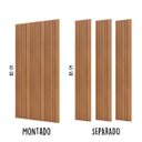 Ver imagem 4 de Painel Ripado 3d em 100% Mdf 134x183cm Freijó Pradel