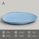 Ver imagem 2 de CONJUNTO C/ 6 PRATOS RASO OVAL ORGÂNICO BREEZE Ø 29x2,5 CM