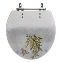 Ver imagem 1 de Assento Sanitário Poliéster para Louça Sedile Azálea/standard/carina/flamingo/fiore/sabará Aço Decorado 'av