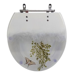 Assento Sanitário Poliéster para Louça Sedile Azálea/standard/carina/flamingo/fiore/sabará Aço Decorado 'av