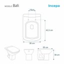 Ver imagem 2 de Assento Sanitário Poliéster para Louça Sedile Bali (incepa) Aço