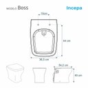 Ver imagem 2 de Assento Sanitário Poliéster para Louça Sedile Boss (incepa) Aço
