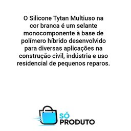 Kit 2 Selante PU 40 Tytan Multiuso Branco 360g - 2