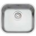 Ver imagem 2 de Cuba Tramontina Lavínia 40 Bl Prime Aço Inox Acetinado 40x34cm com Escape e Válvula e Sifão