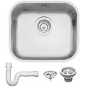 Ver imagem 1 de Cuba Tramontina Lavínia 40 Bl Prime Aço Inox Acetinado 40x34cm com Escape e Válvula e Sifão