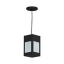 Ver imagem 1 de LUMINÁRIA PENDENTE EXTERNA QUADRADO PRETO - 1461 PT
