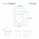 Ver imagem 2 de Assento Sanitário Poliéster para Louça Sedile Calypso (incepa) Aço