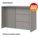 Ver imagem 6 de Bancada e Balcao Gourmet 146 Cm Ce817 Americana Cinza Calcare Henn