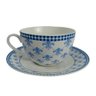 Aparelho de Jantar em Porcelana Azul e Branco - 42 Peças Le Classic Decor 36650 - 12
