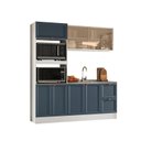 Ver imagem 2 de Cozinha Completa Modulada Americana com Vidro Reflecta 3 Peças Yescasa