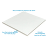 01 Un Chapa 15mm Madeira Mdf 60x60cm Placa Prateleira Branco Cód.1300 - 2